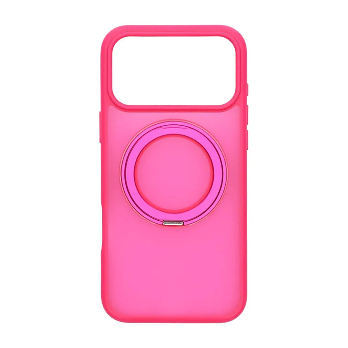 Mobilskal Roterande Magnet Stativ för iPhone 17 Pro Max - Röd