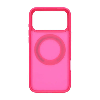 Mobilskal Roterande Magnet Stativ för iPhone 17 Pro Max - Röd