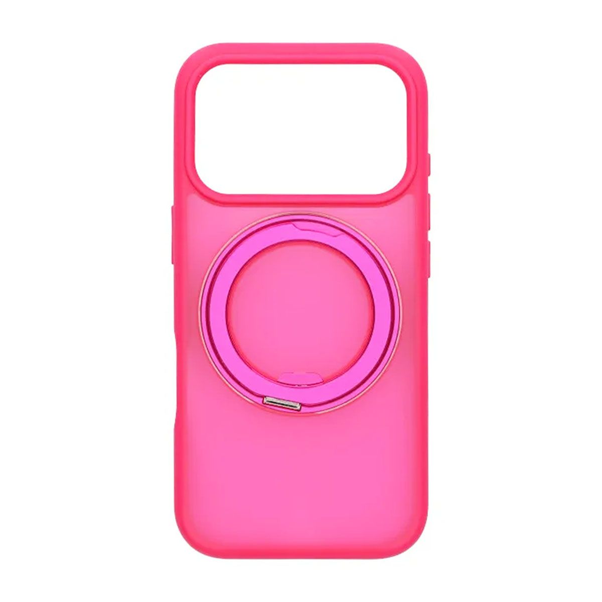 Mobilskal Roterande Magnet Stativ för iPhone 17 Pro - Röd