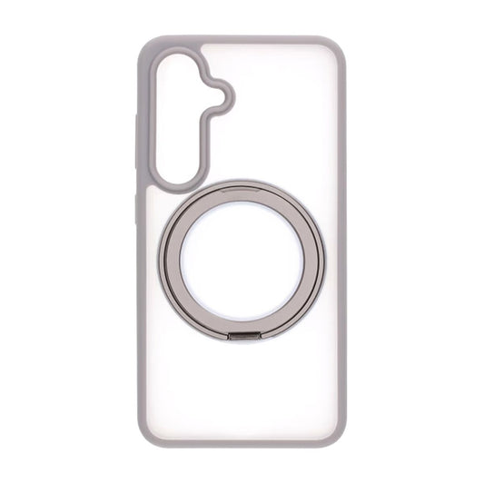 Matte case 360 ​​rotating bracket Mobile Phone Case For Samsung S24 grey
