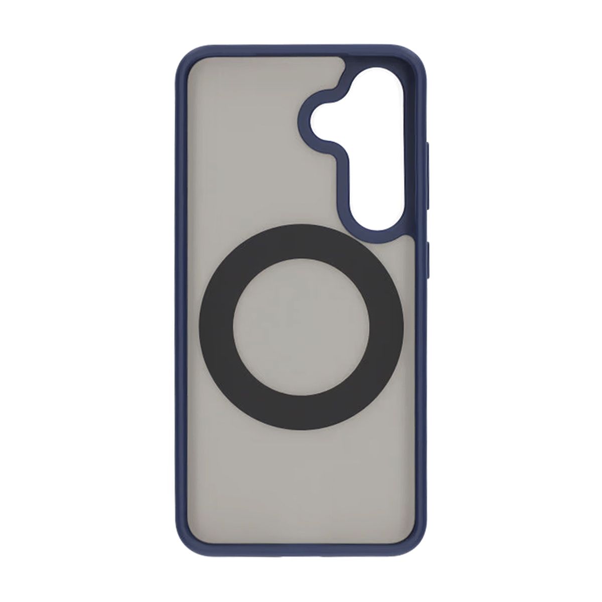 Matte case 360 ​​rotating bracket Mobile Phone Case For Samsung S25 Plus Blue