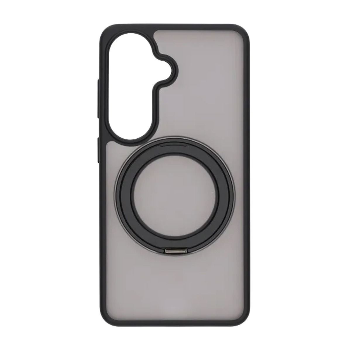 Matte case 360 rotating bracket Mobile Phone Case For Samsung S26 Black