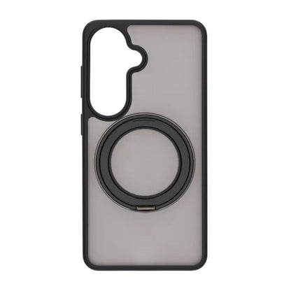 Matte case 360 rotating bracket Mobile Phone Case For Samsung S26 Black
