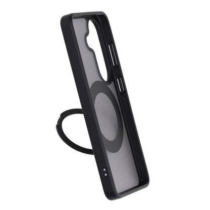 Matte case 360 rotating bracket Mobile Phone Case For Samsung S26 Black