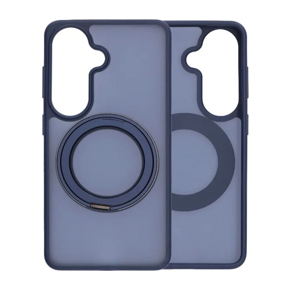 Matte case 360 rotating bracket Mobile Phone Case For Samsung S26 Blue