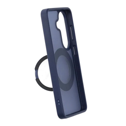 Matte case 360 rotating bracket Mobile Phone Case For Samsung S26 Blue