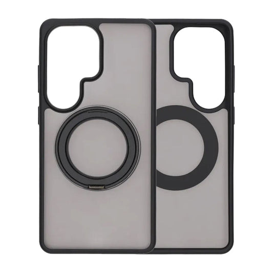 Matte case 360 rotating bracket Mobile Phone Case For Samsung S26 Ultra Black