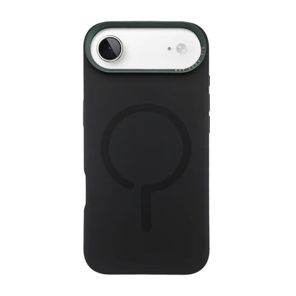 Mobilskal Silikon med Kamera Metallram för iPhone Air - Svart