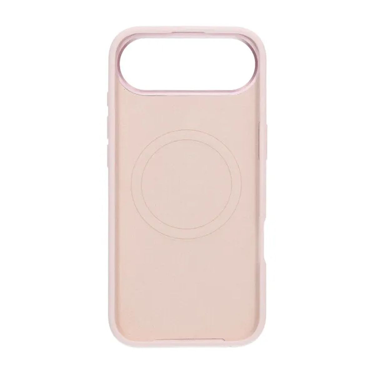 Mobilskal Silikon med Kamera Metallram för iPhone Air - Rosa