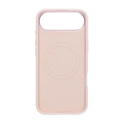 Mobilskal Silikon med Kamera Metallram för iPhone Air - Rosa