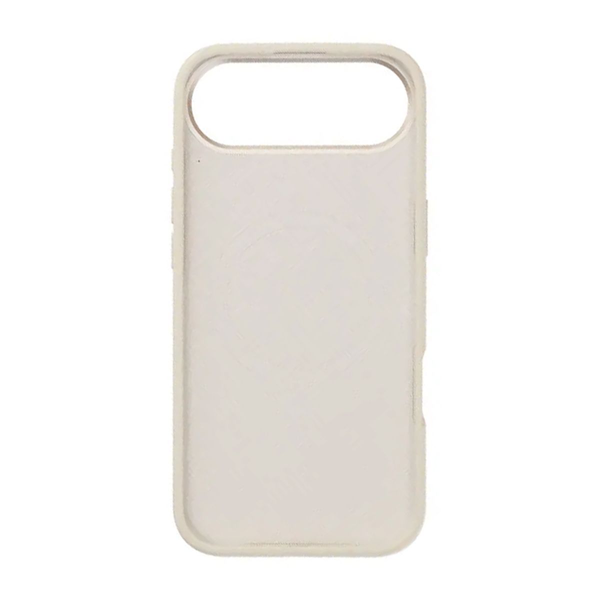 Mobilskal Silikon med Kamera Metallram för iPhone Air - Vit