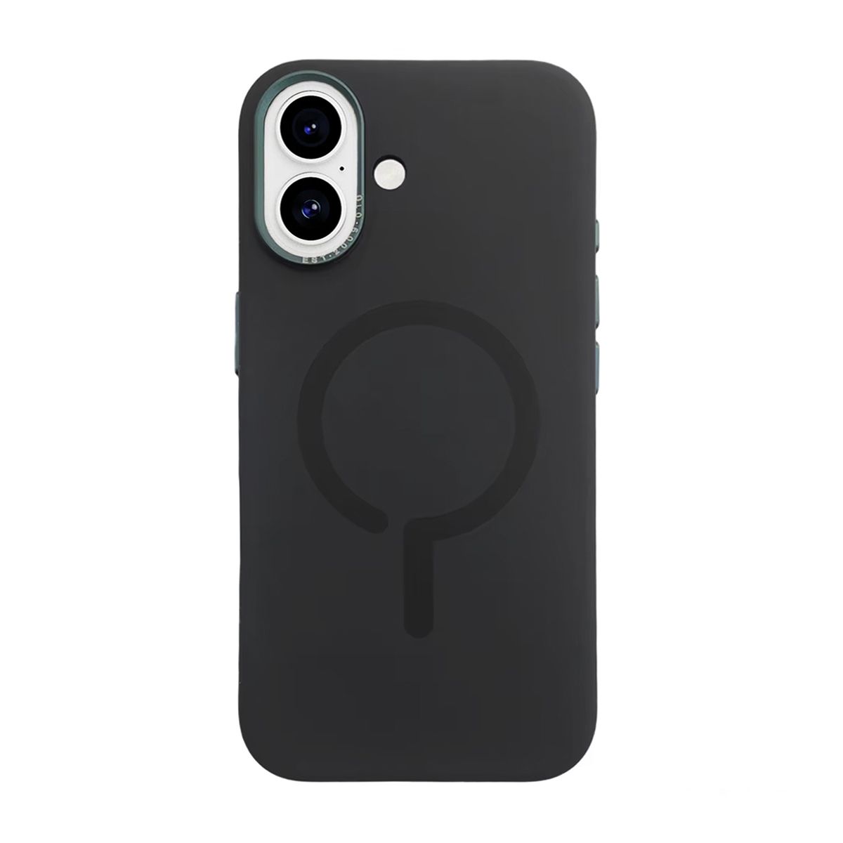 Metal Eagle Eye Liquid Magnetic Silicone Case iPhone 17 Black
