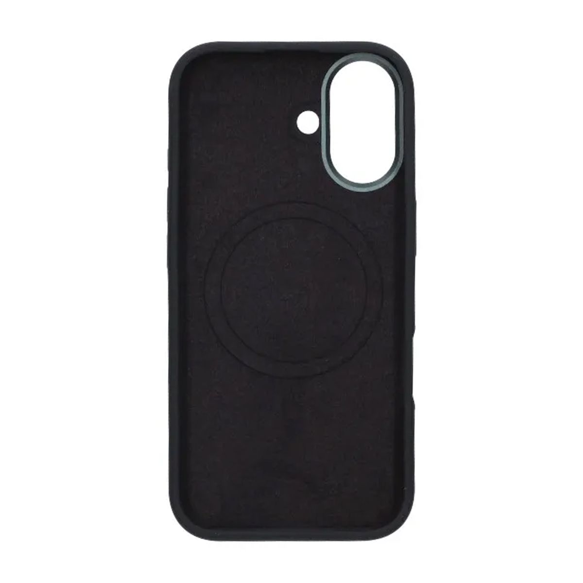 Metal Eagle Eye Liquid Magnetic Silicone Case iPhone 17 Black