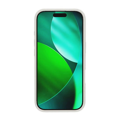 Mobilskal Silikon med Kamera Metallram för iPhone 17 - Grå