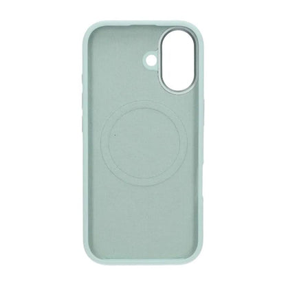 Mobilskal Silikon med Kamera Metallram för iPhone 17 - Grön