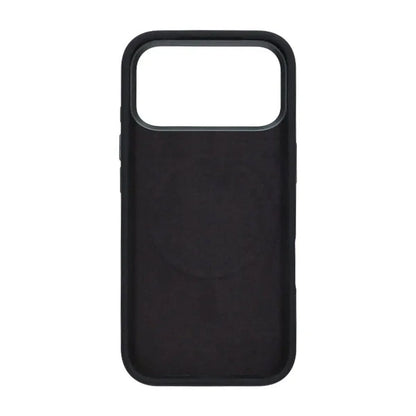 Mobilskal Silikon med Kamera Metallram för iPhone 17 Pro - Svart