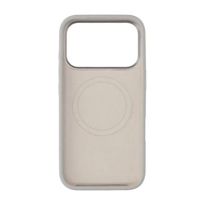 Mobilskal Silikon med Kamera Metallram för iPhone 17 Pro - Grå