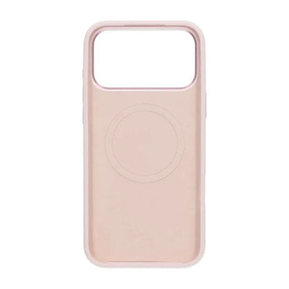 Mobilskal Silikon med Kamera Metallram för iPhone 17 Pro Max - Rosa