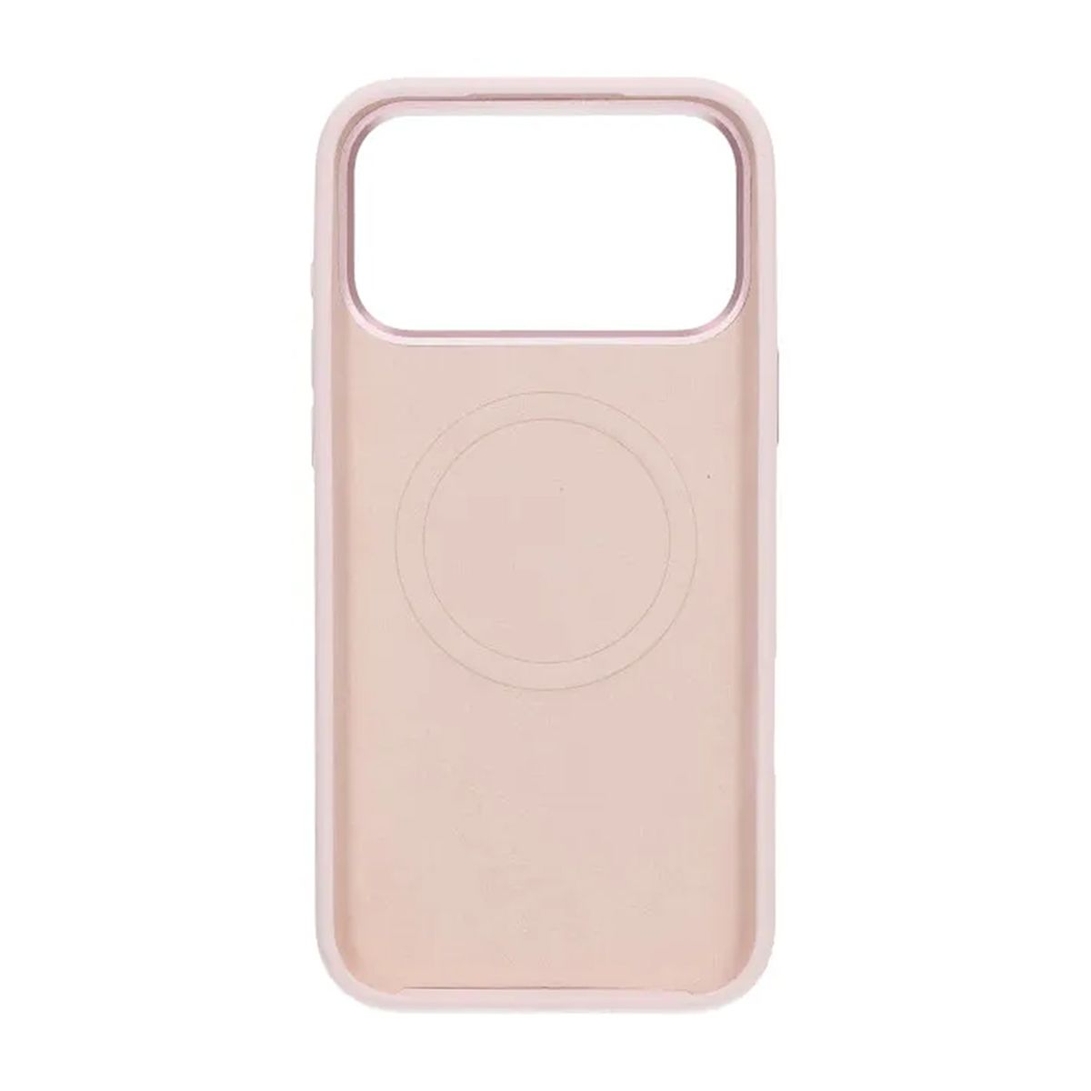 Mobilskal Silikon med Kamera Metallram för iPhone 17 Pro - Rosa
