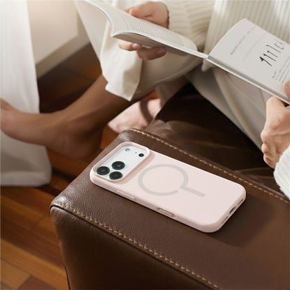 Mobilskal Silikon med Kamera Metallram för iPhone 17 Pro - Rosa