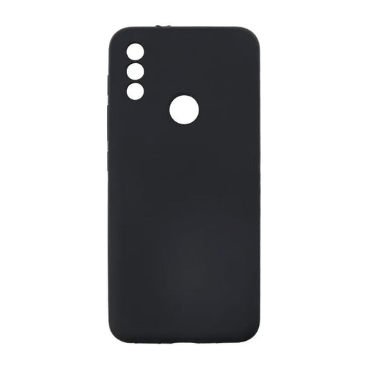Motorola Moto E20 Silikonskal med Kameraskydd - Svart