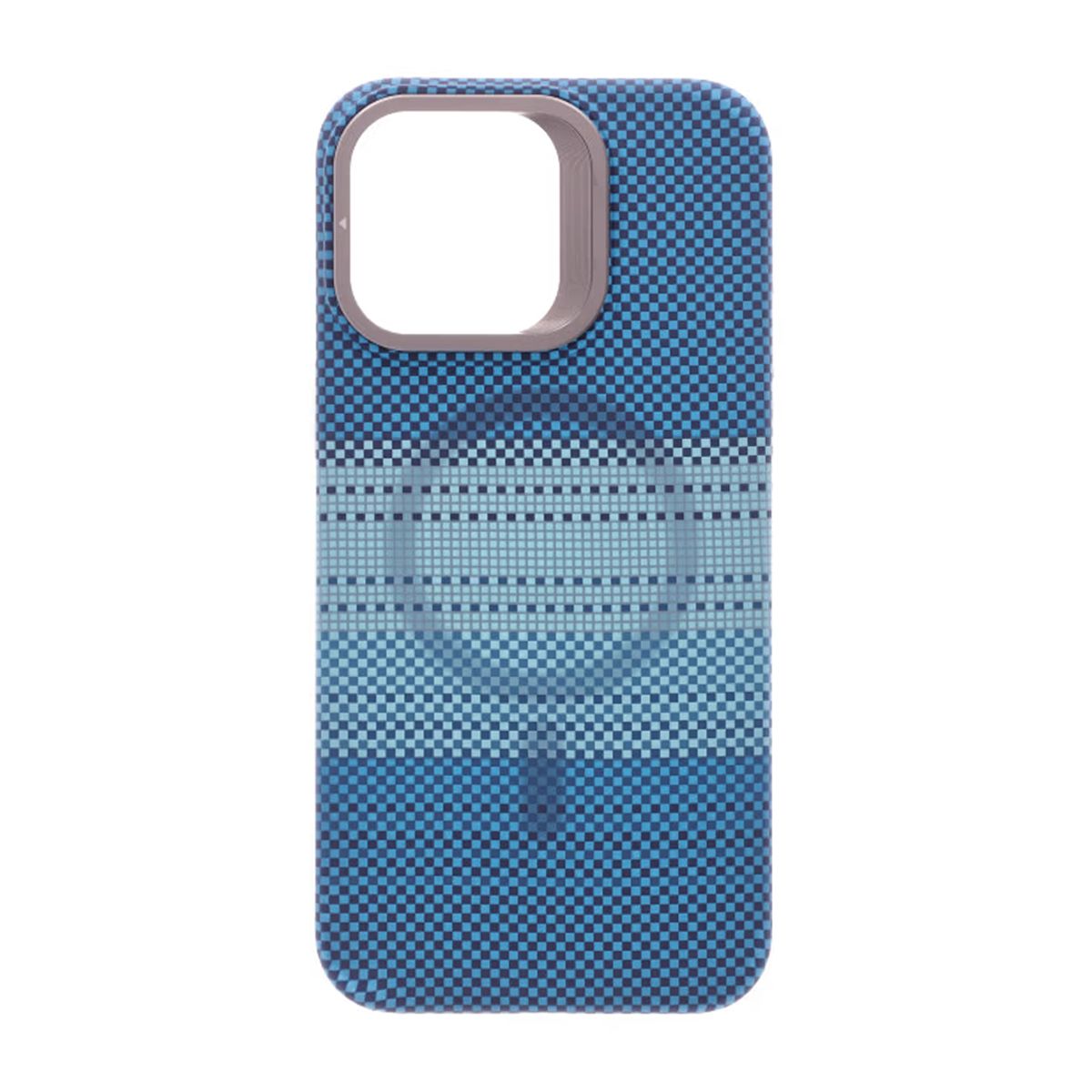 Magsafe Case and Stand for iPhone 15 Pro Max - Striped Blue
