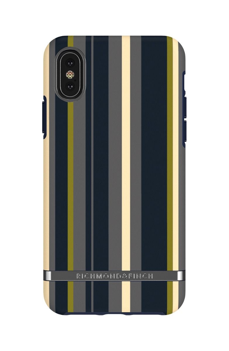 Richmond and Finch Navy Stripes iPhone X/XS