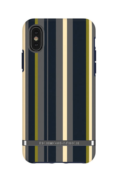 Richmond and Finch Navy Stripes iPhone XS MAX