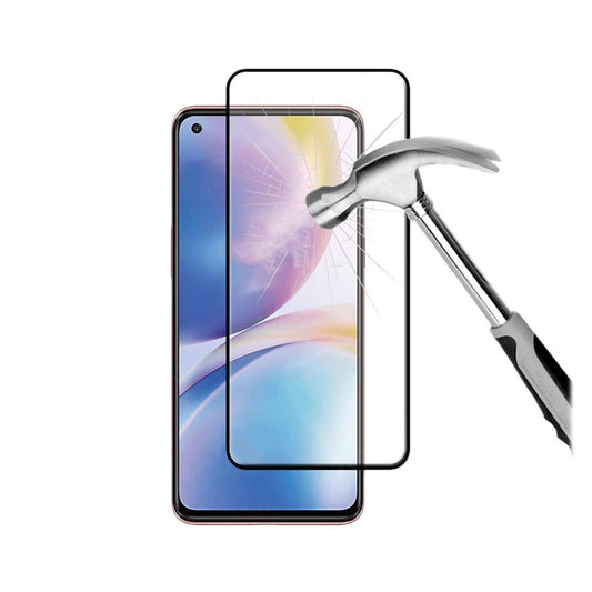 Skärmskydd OnePlus Nord 2 5G - 3D Härdat Glas Svart Bulk