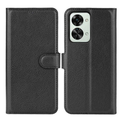 OnePlus Nord 2T Plånboksfodral med Stativ - Svart