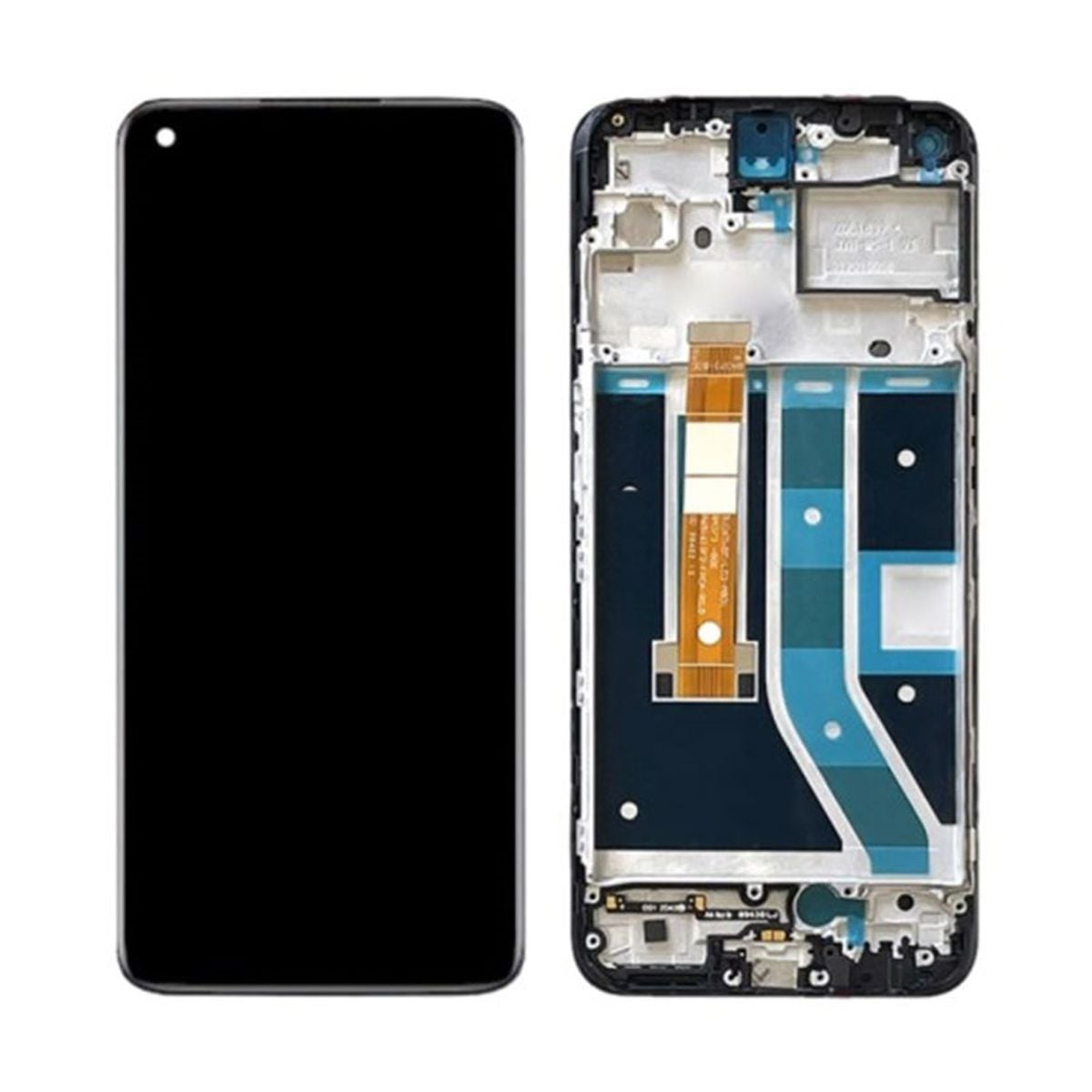 OnePlus Nord N100 Skärm/Display - Svart