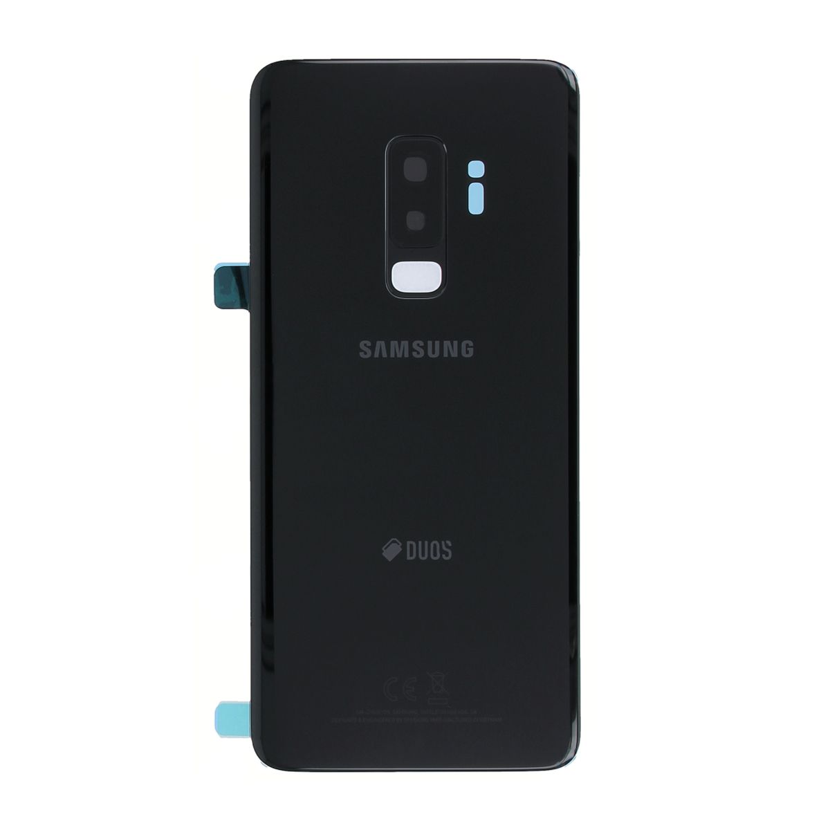 Samsung G965F Galaxy S9 Plus (Back cover) DUOS Black (Original Service Pack)