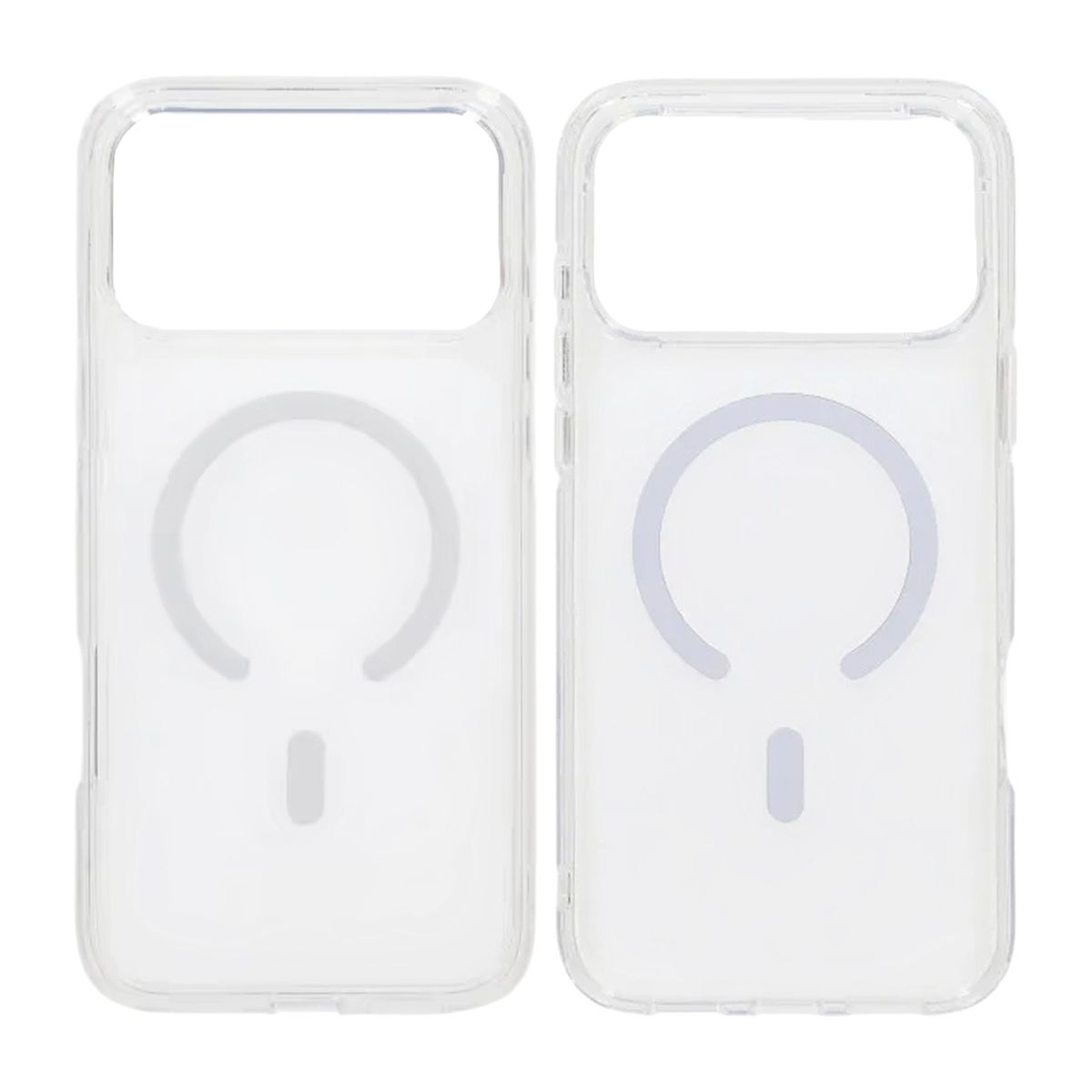Mobilskal TPU med Magsafe för iPhone 17 Pro Max - Vit/Transparent