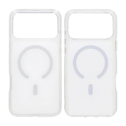 Mobilskal TPU med Magsafe för iPhone 17 Pro Max - Vit/Transparent