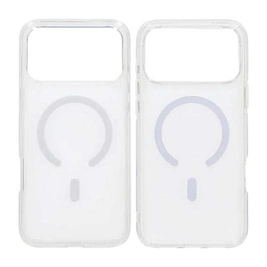 Mobilskal TPU med Magsafe för iPhone 17 Pro - Vit/Transparent