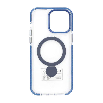 Pindun 360°Rotating Stand Magnetic Case For iPhone 14 Pro Blue
