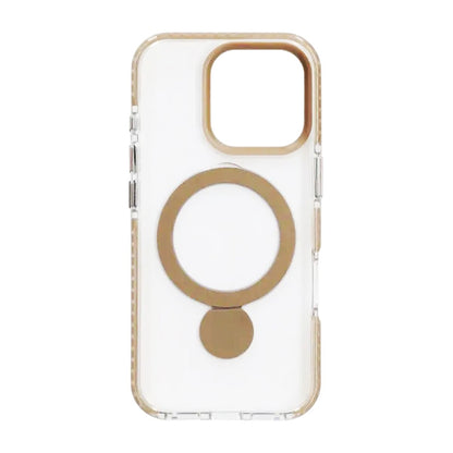 Magsafe Case for iPhone 16 Pro Max - Transparent purple with ring stand