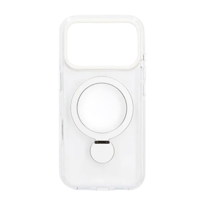 Pindun 360°Rotating Stand Magnetic Case For iPhone 17 Pro Max White