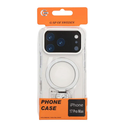 Pindun 360°Rotating Stand Magnetic Case For iPhone 17 Pro Max White
