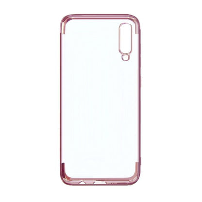 Stöttåligt Mobilskal Samsung A70 - Pläterad Roséguld