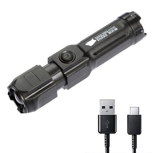 Uppladdningsbar USB Ficklampa Vattentät - 100000 Lumen