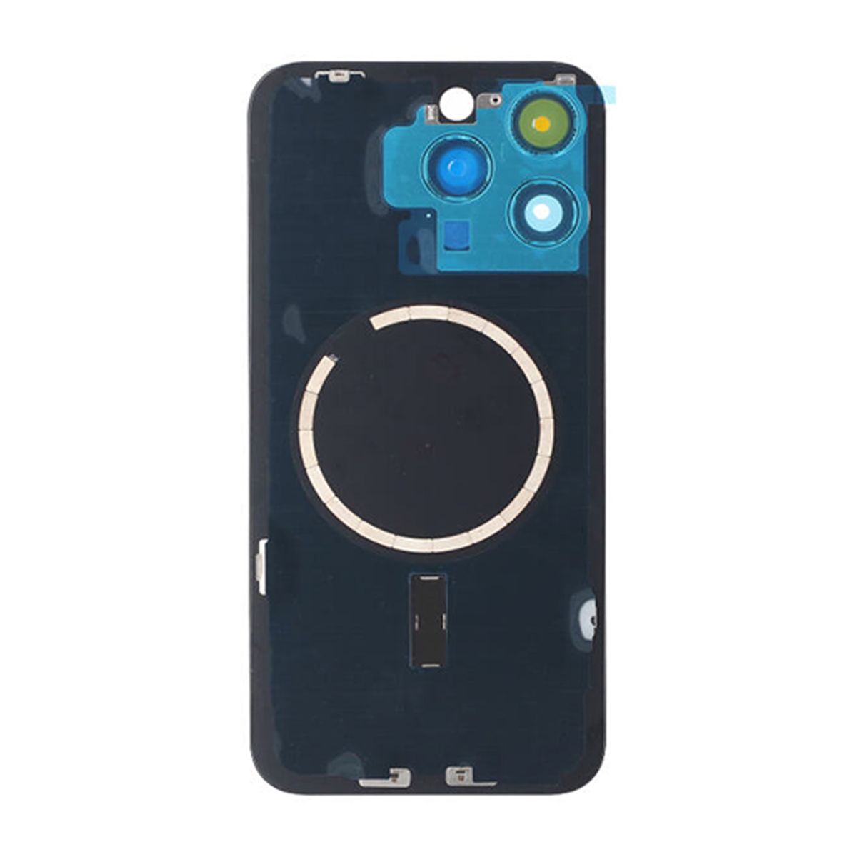 Replacement For iPhone 15 Pro Max Back Glass Panel With Magsafe Magnet-Blue