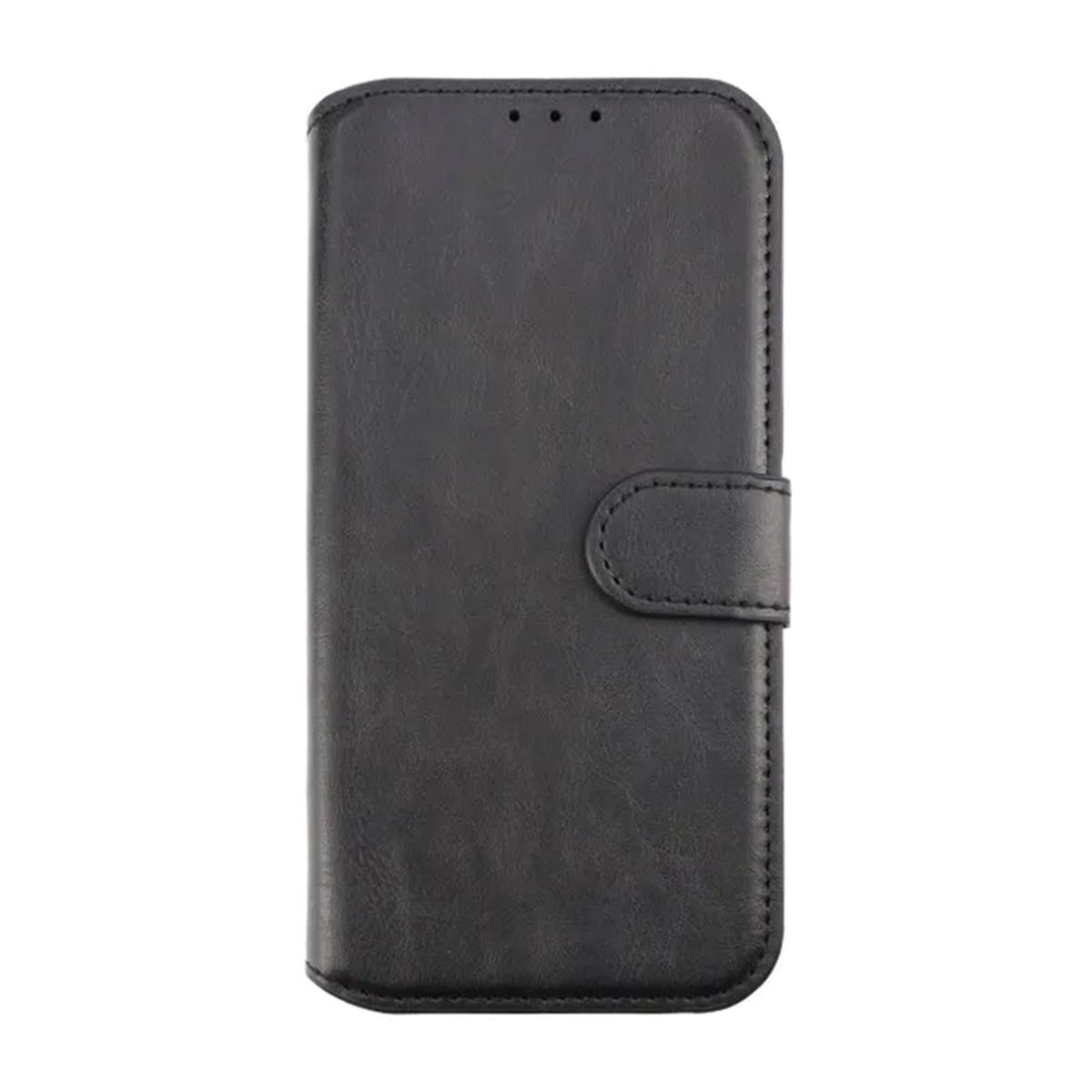 RV Flip Stand TPU Leather Case Black For iPhone 12/12 Pro
