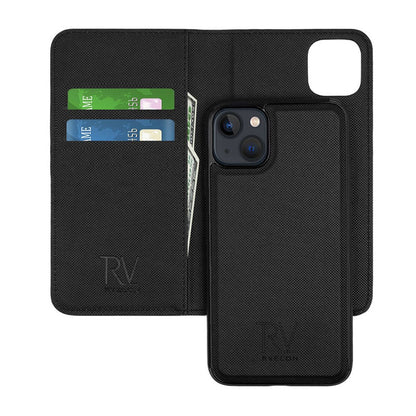 RV Magnetic Wallet Case-iPhone 13 Mini-Black