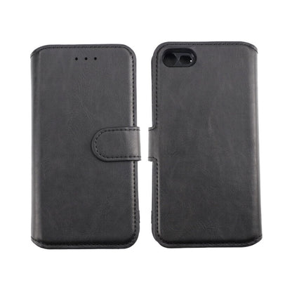 RV iPhone 7/8/SE 2020 FliP Magnetic FliP Stand TPU+PC Leather Case Black