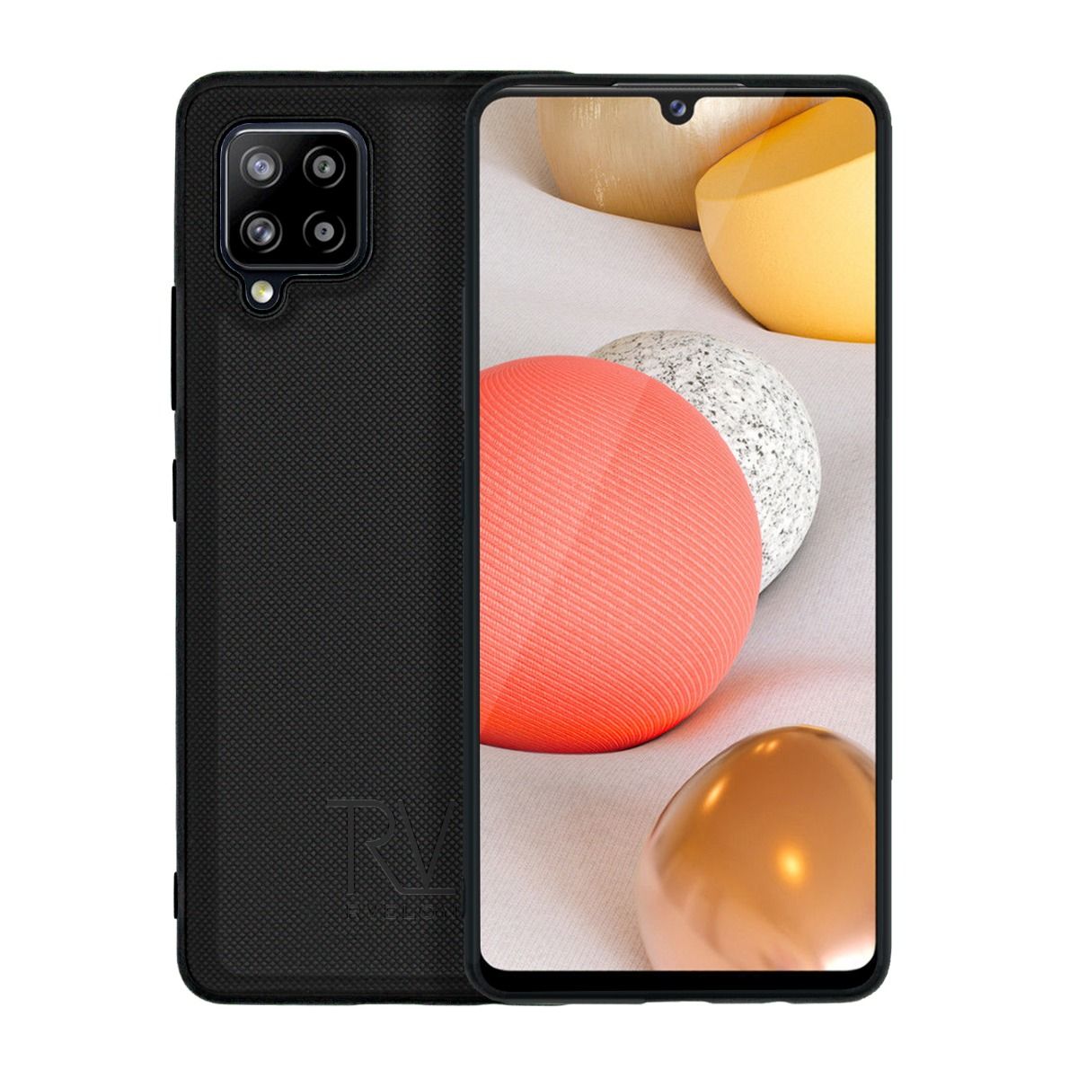 Samsung Galaxy A42 5G Plånboksfodral Magnet Rvelon - Svart