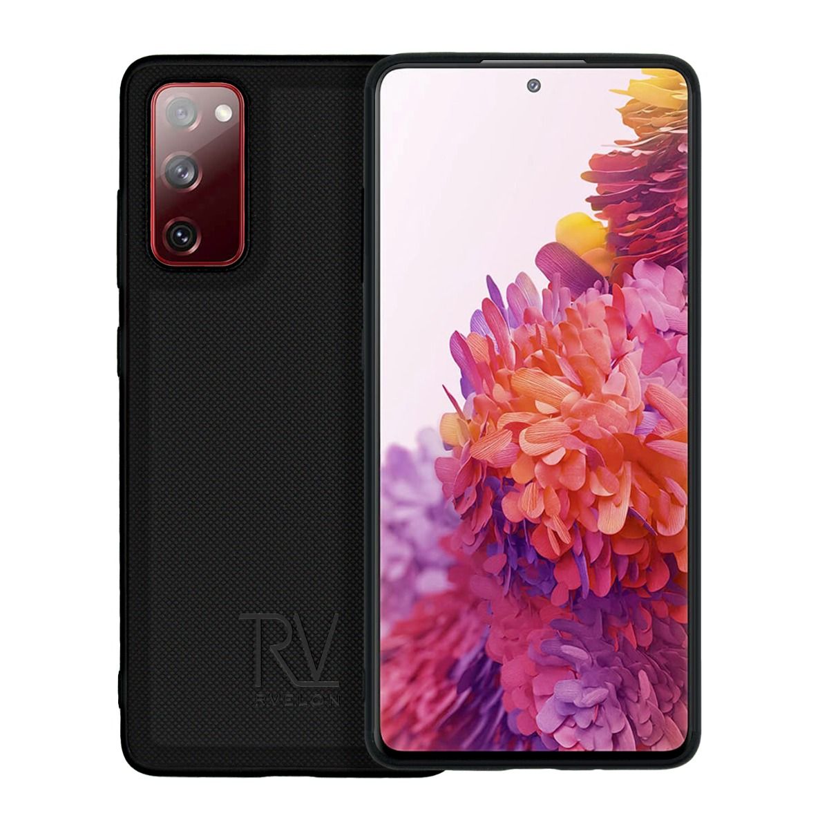 RV Flip Stand TPu+PC Leather Case Black For Samsung S20 FE 4G