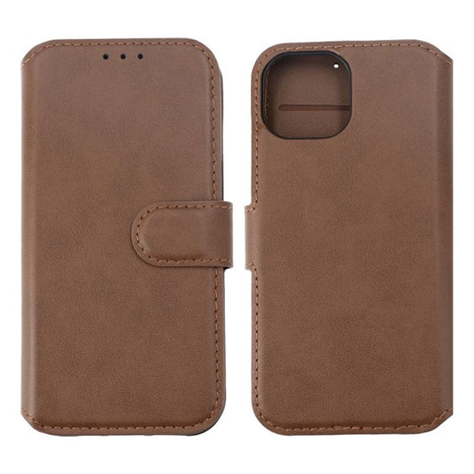 iPhone 15 Plånboksfodral Läder Rvelon - Brun