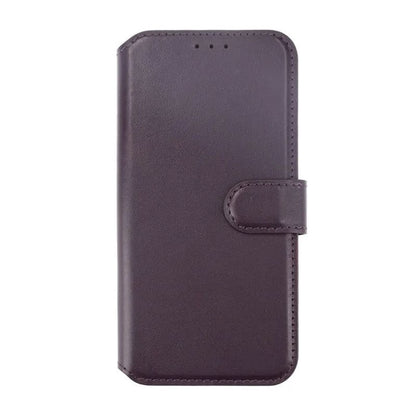 iPhone 15 Plus Plånboksfodral Läder Rvelon - Lila