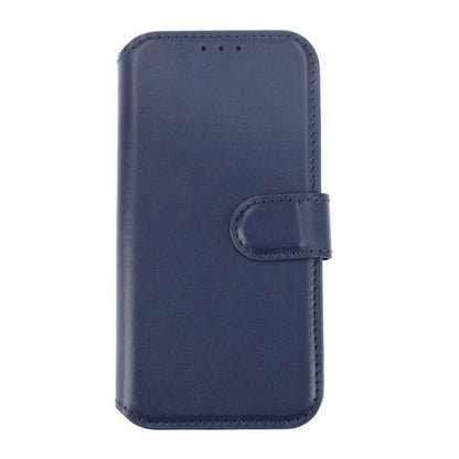 iPhone 15 Pro Plånboksfodral Läder Rvelon - Blå